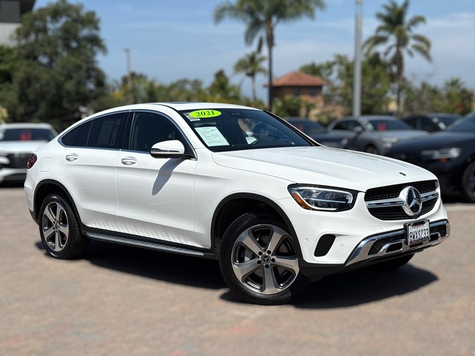 Used 2021 Mercedes-Benz GLC Coupe GLC300 with VIN W1N0J8EB4MF912115 for sale in San Diego, CA