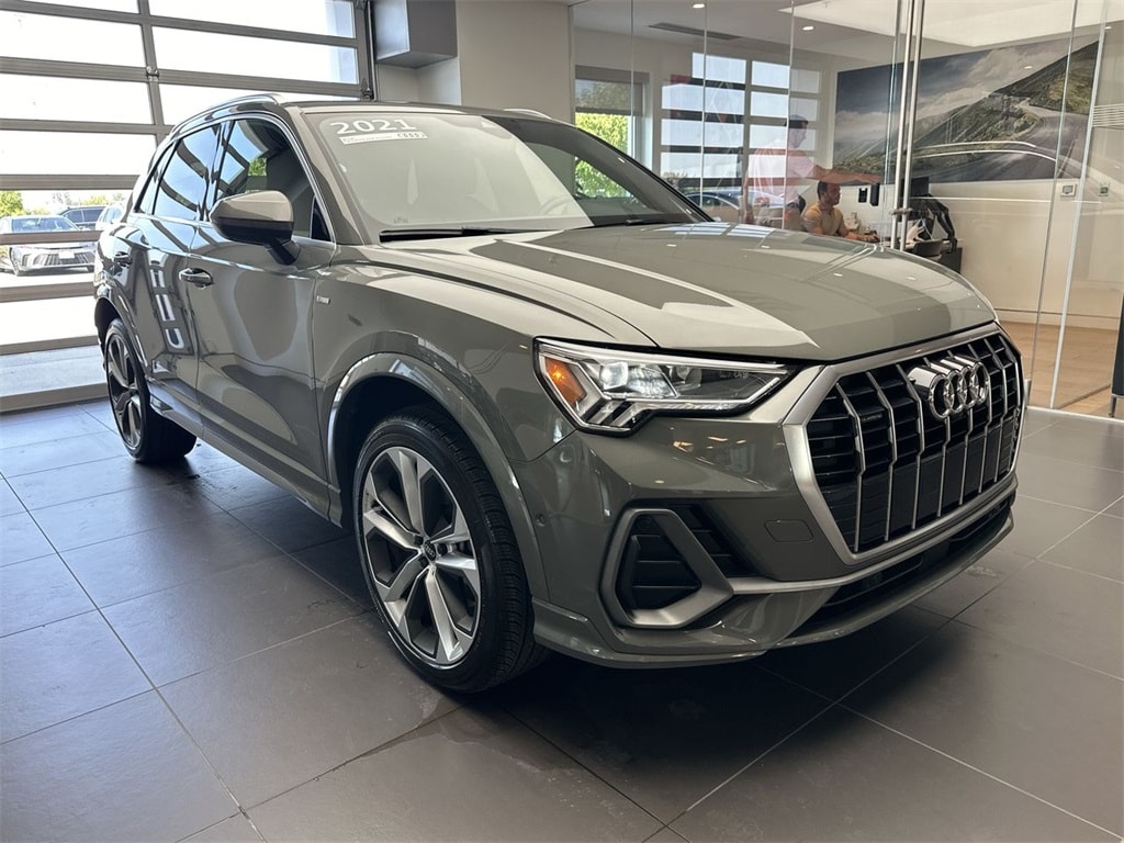 Used 2021 Audi Q3 S Line Premium Plus with VIN WA1EECF32M1063766 for sale in Merriam, KS