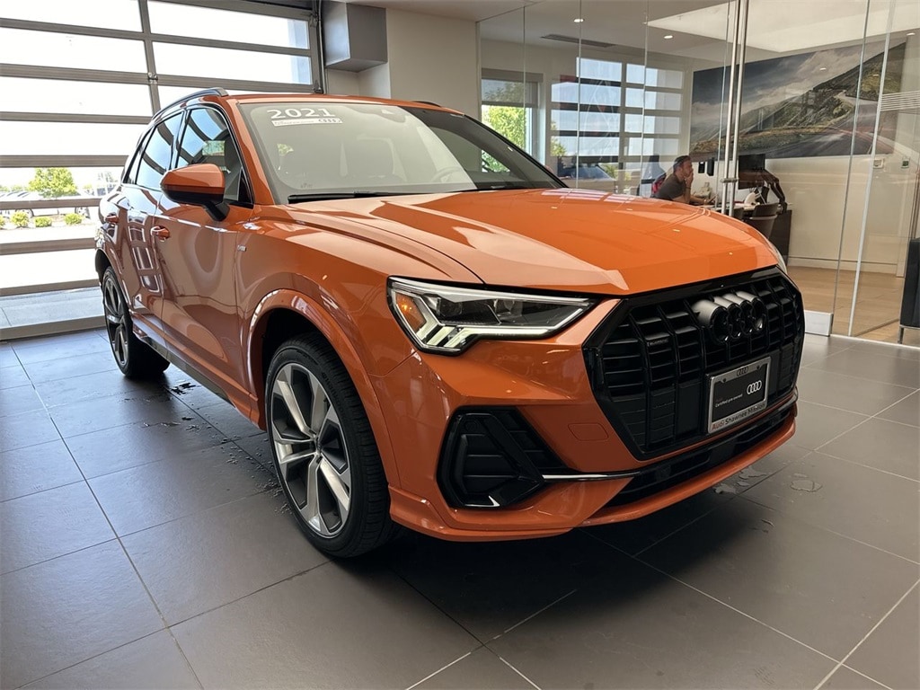 Certified 2021 Audi Q3 S Line Premium Plus with VIN WA1EECF36M1140526 for sale in Merriam, KS