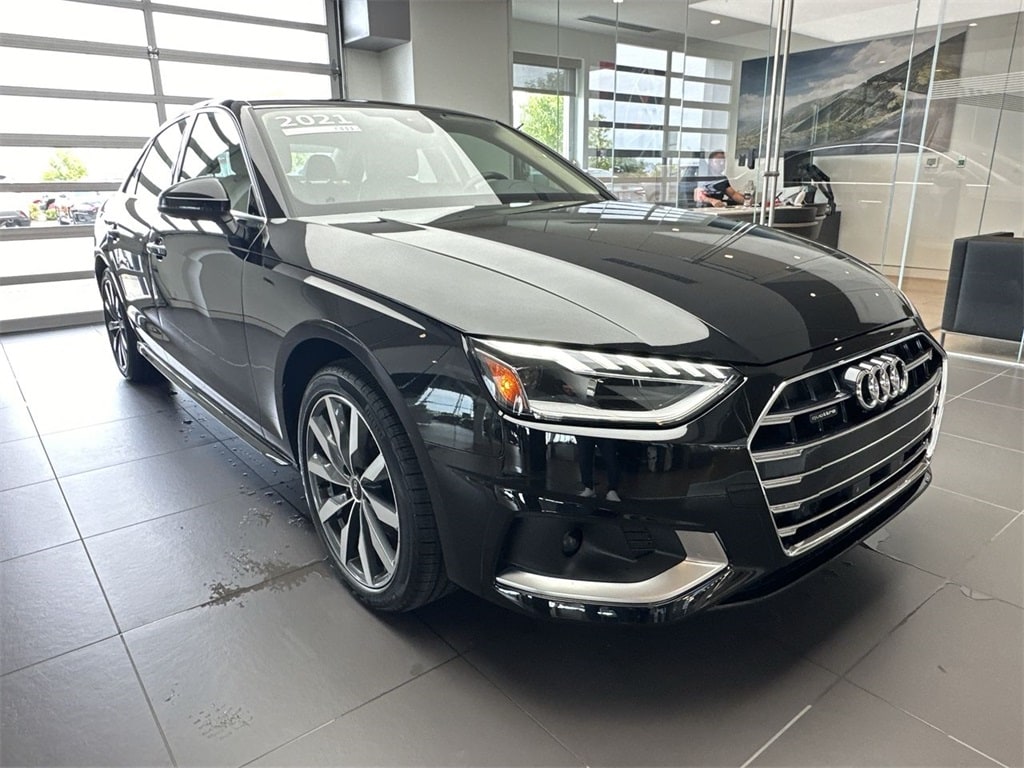 Certified 2021 Audi A4 Premium Plus with VIN WAUBBAF43MA085691 for sale in Merriam, KS