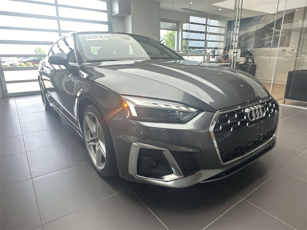 Used 2021 Audi A5 Sportback Premium Plus with VIN WAUFACF55MA052491 for sale in Merriam, KS