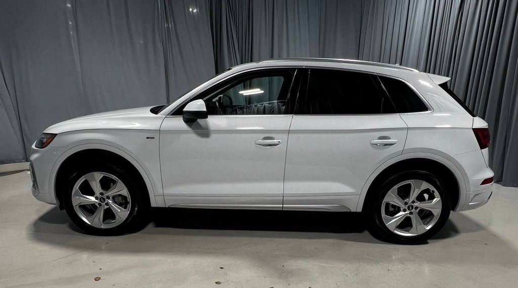 Certified 2023 Audi Q5 Premium Plus with VIN WA1EAAFY0P2178215 for sale in Shrewsbury, MA