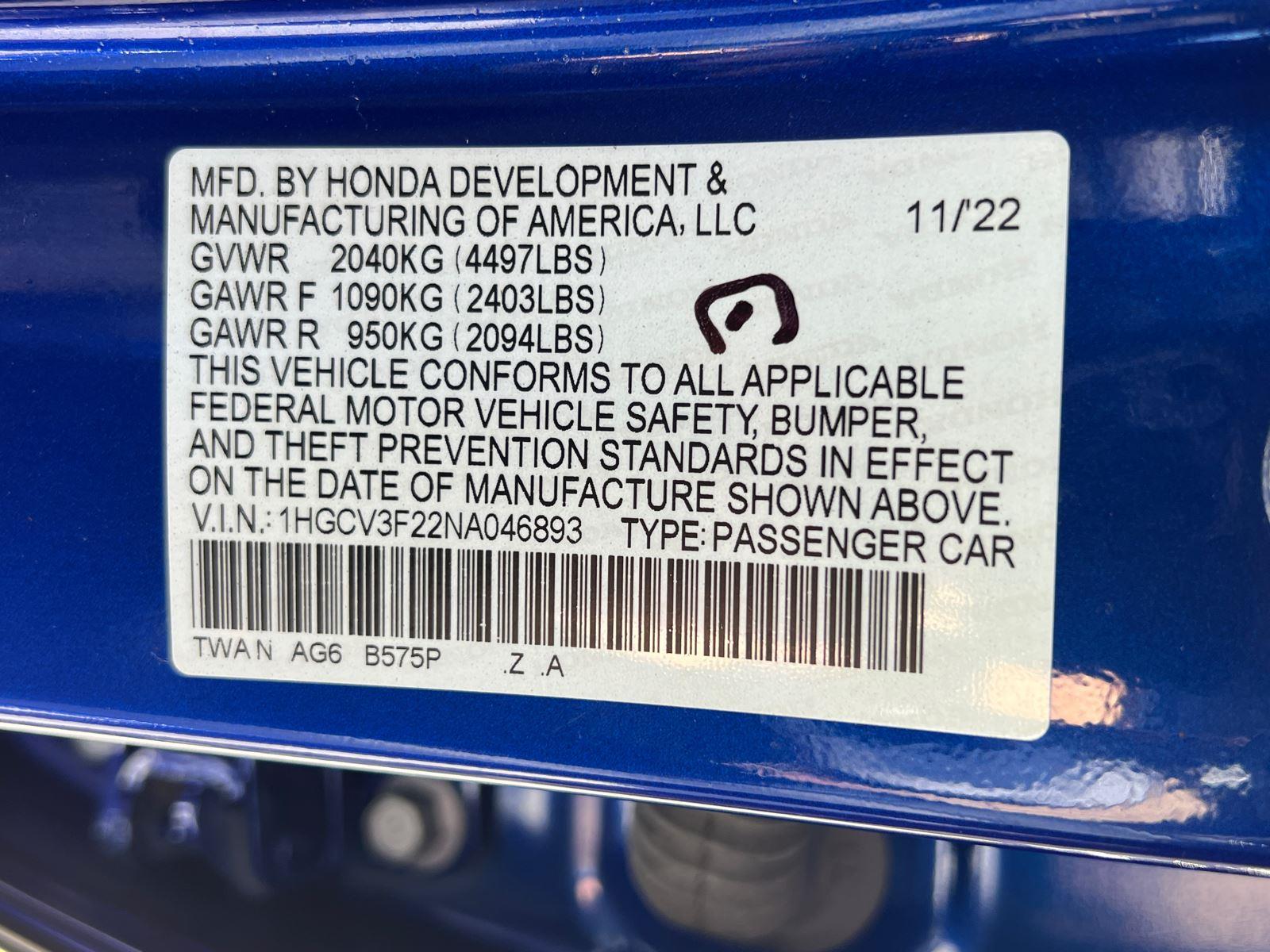 2022 Honda Accord Hybrid Sport - Photo 31
