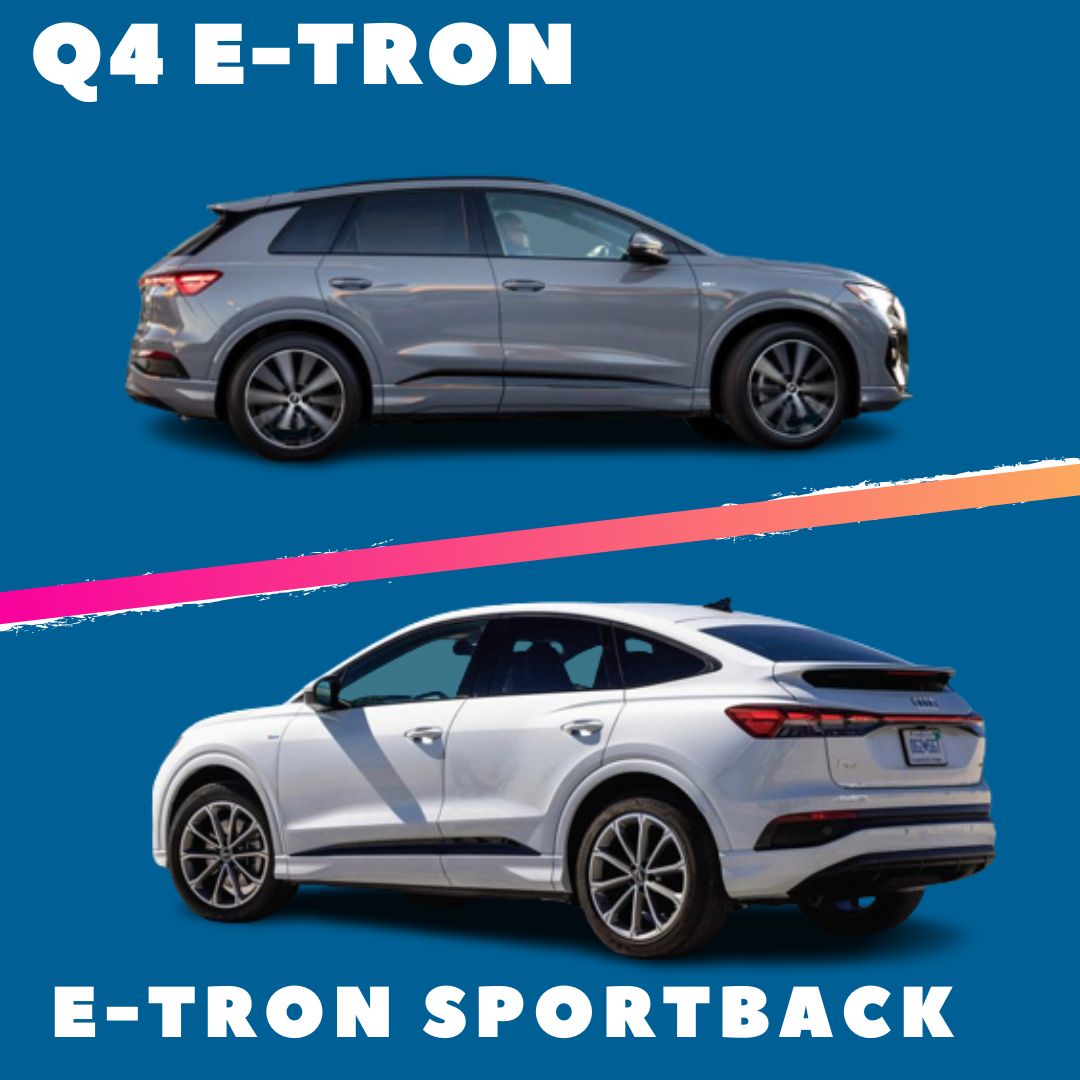 Audi e tron model cheap comparison