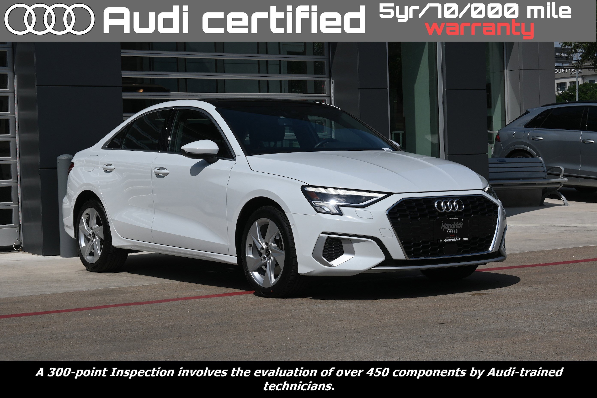 Used 2023 Audi A3 Sedan Premium Plus with VIN WAUHUDGY2PA134049 for sale in Austin, TX