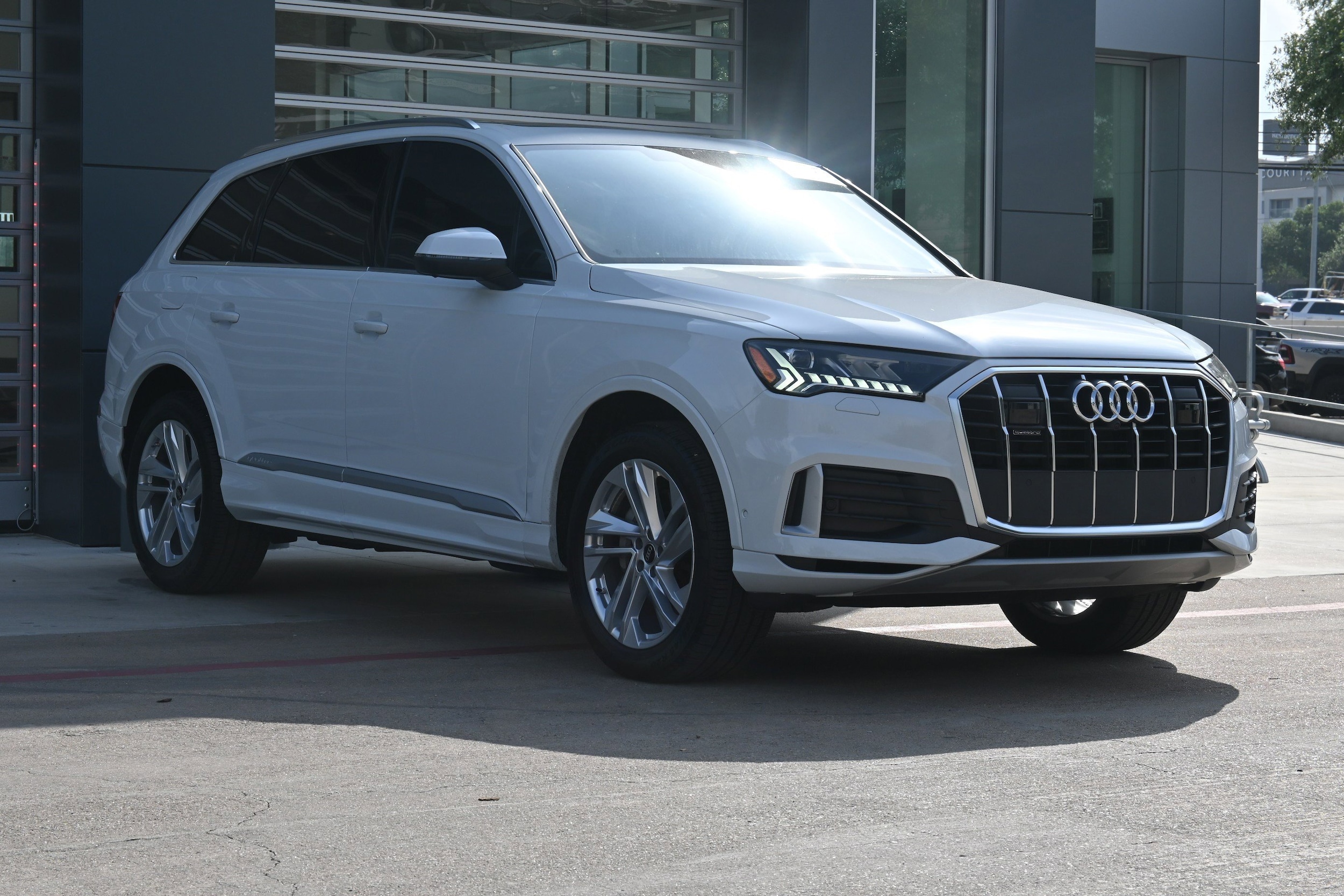 Used 2024 Audi Q7 Premium Plus with VIN WA1LCBF71RD004451 for sale in Austin, TX