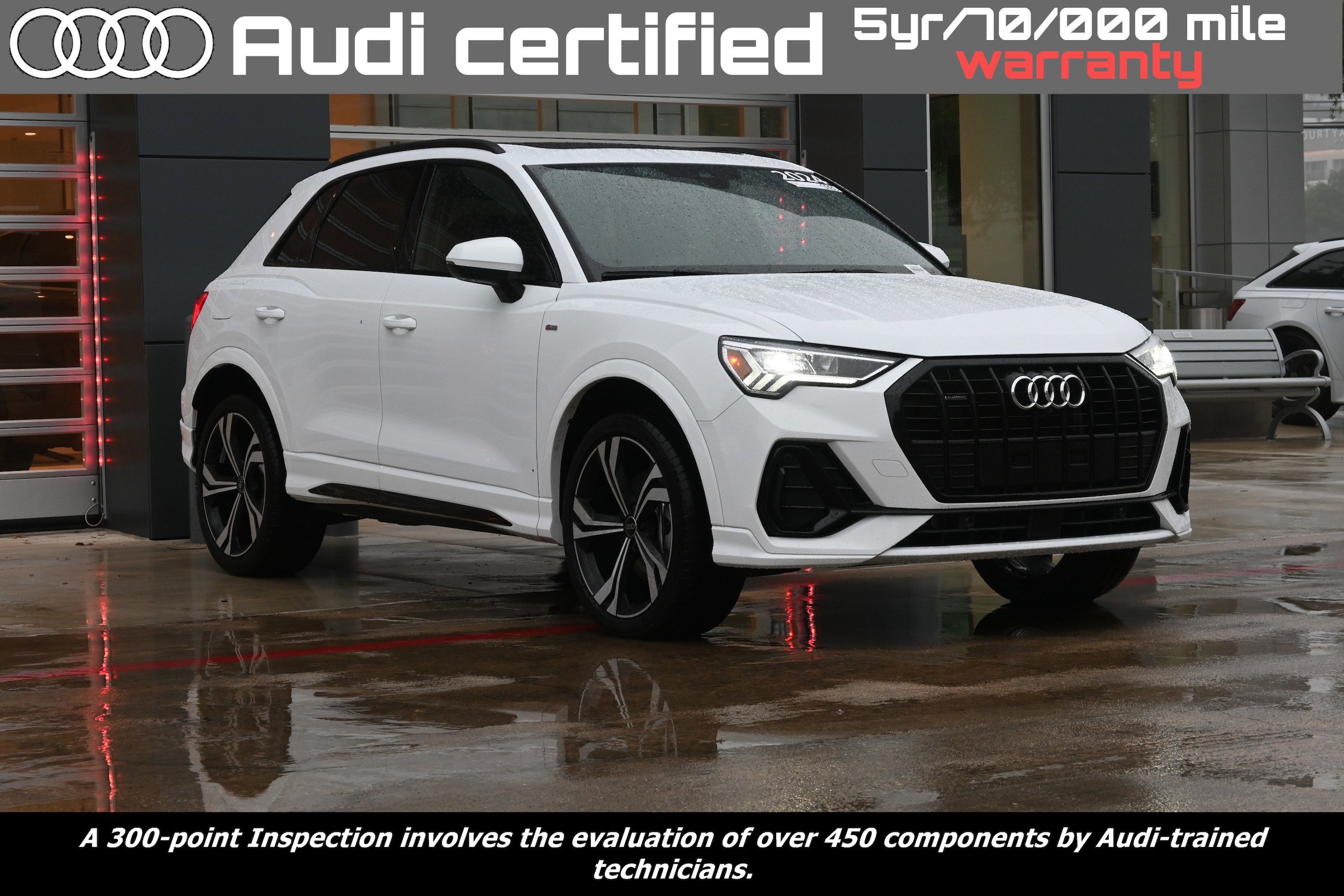 Certified 2024 Audi Q3 S Line Premium Plus with VIN WA1EECF39R1170515 for sale in Austin, TX