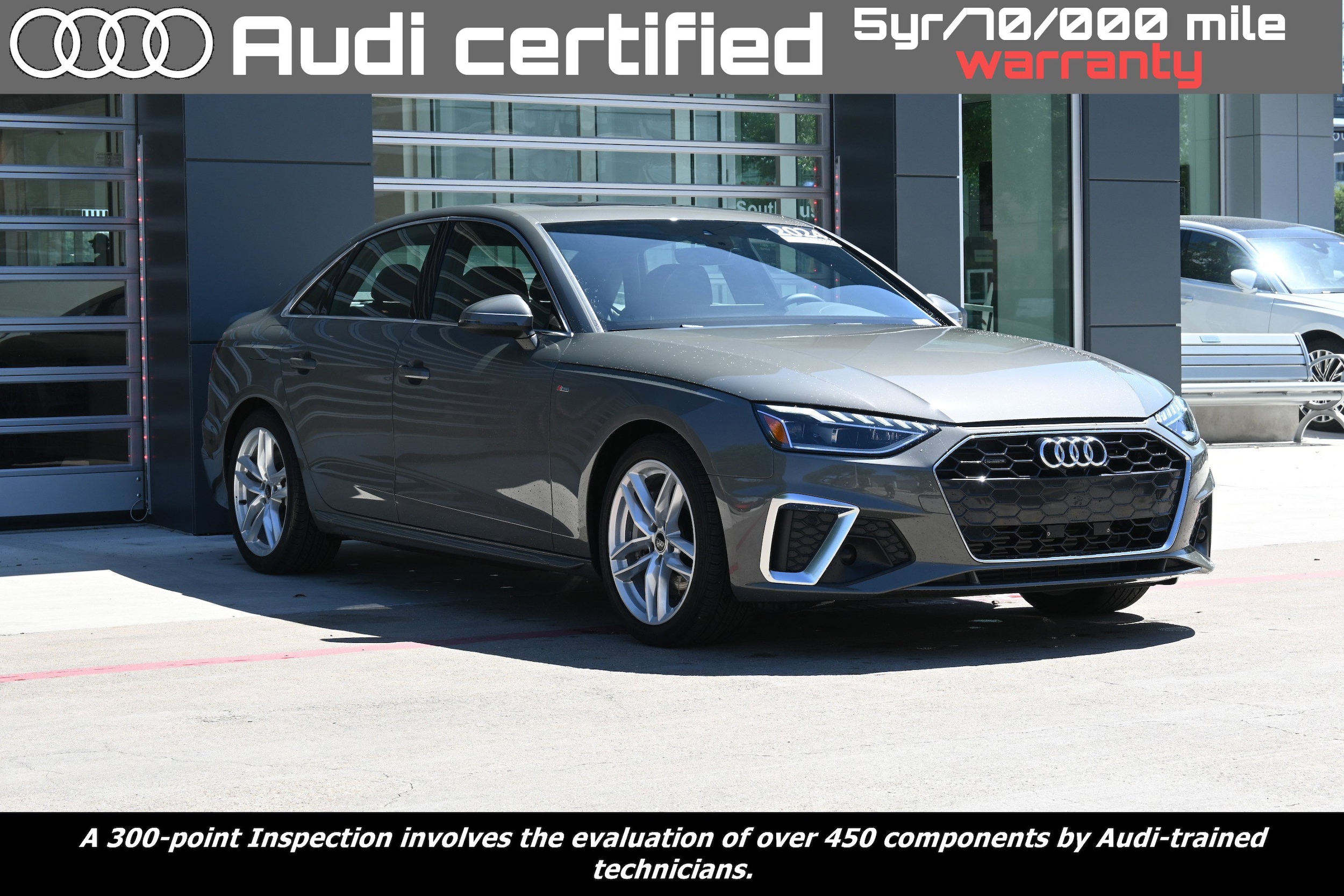 Certified 2024 Audi A4 Premium with VIN WAUDAAF44RN018903 for sale in Austin, TX