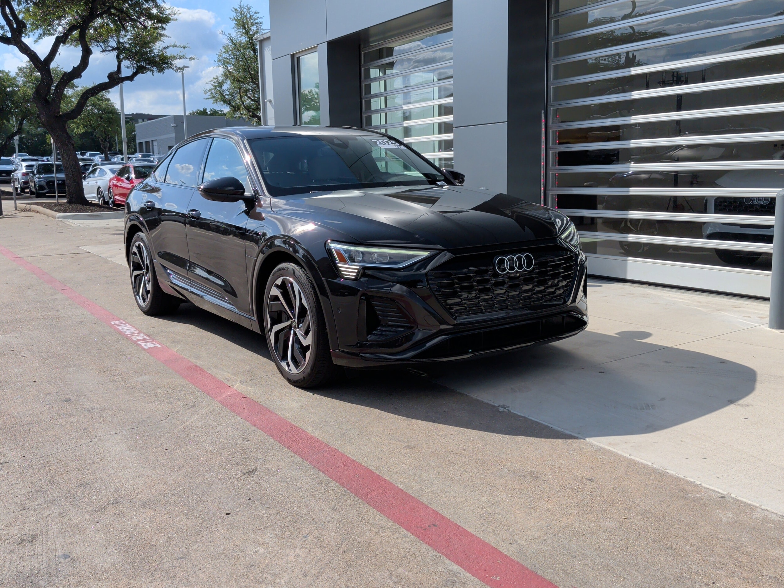 Certified 2024 Audi Q8 Sportback e-tron Premium Plus with VIN WA1CAAGE9RB066740 for sale in Austin, TX
