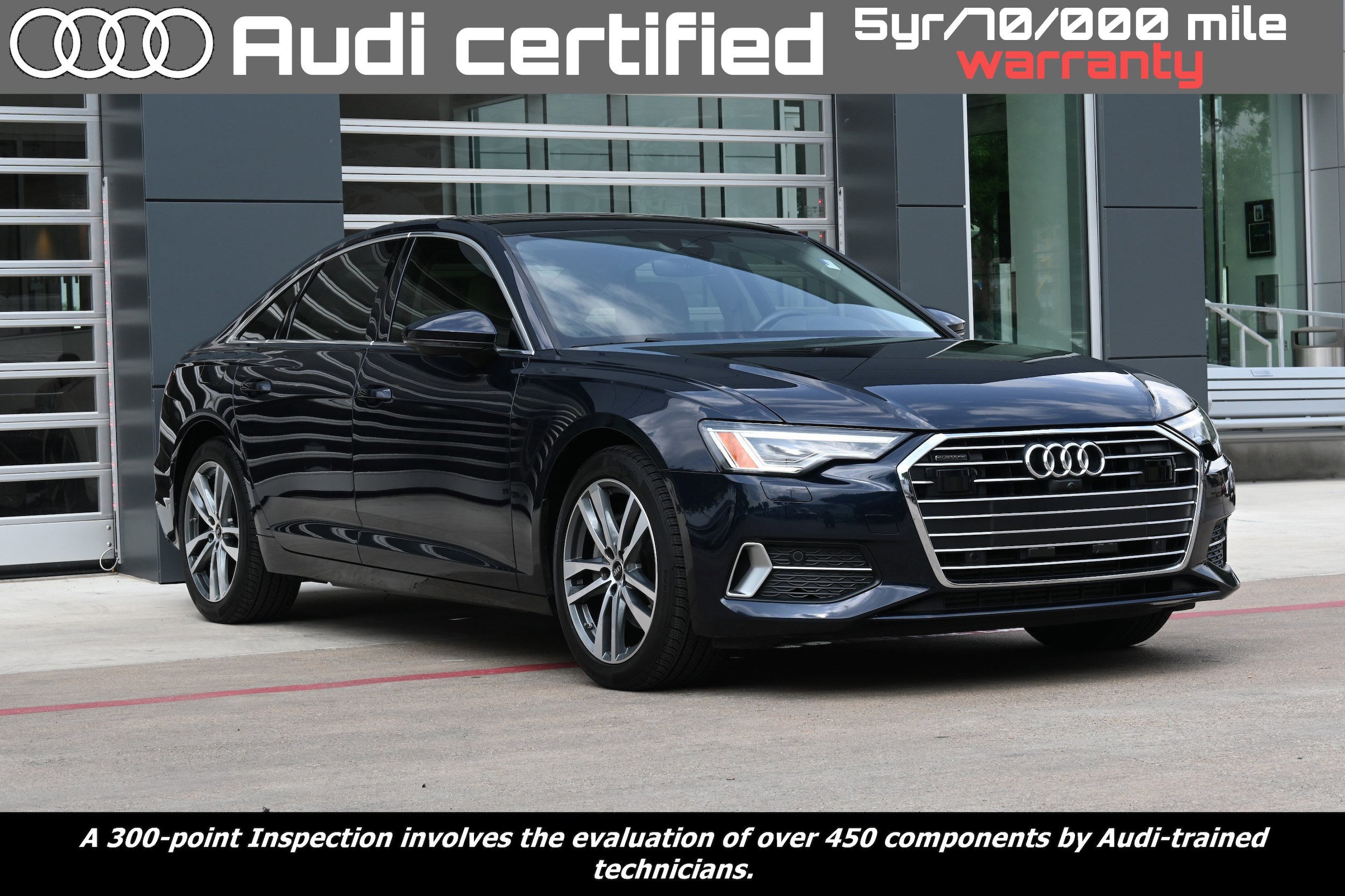 Certified 2022 Audi A6 Premium Plus with VIN WAUE3BF26NN063855 for sale in Austin, TX