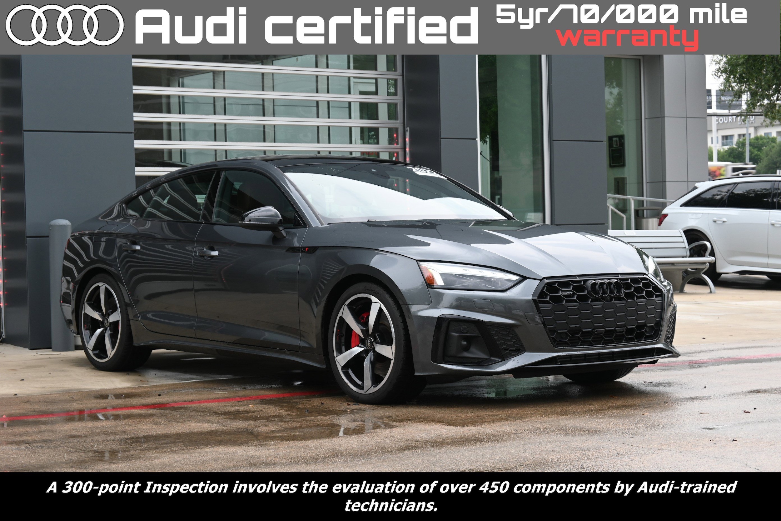 Certified 2022 Audi A5 Sportback Prestige with VIN WAUEACF53NA040188 for sale in Austin, TX