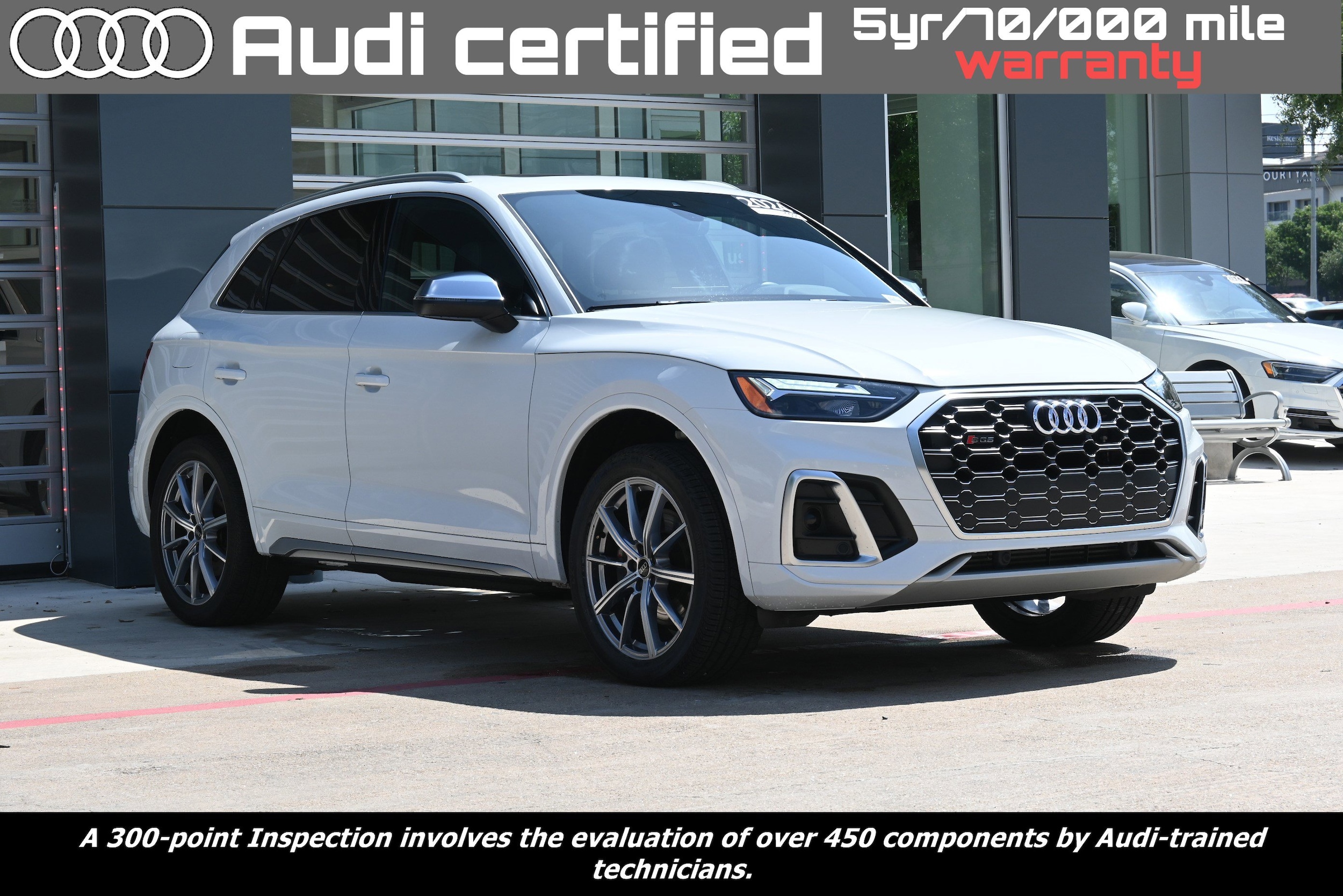 Certified 2024 Audi SQ5 Premium with VIN WA1A4AFY2R2107784 for sale in Austin, TX