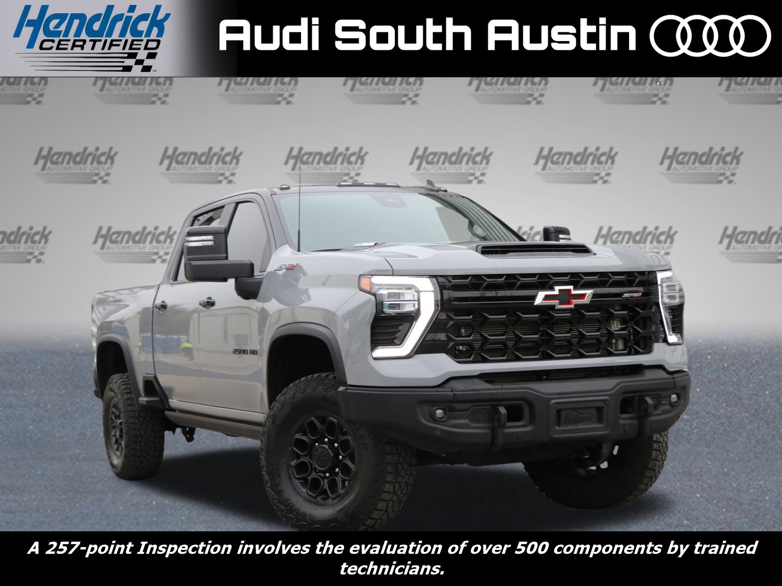 Used 2025 Chevrolet Silverado 2500HD ZR2 with VIN 1GC4KYEY9SF114460 for sale in Austin, TX