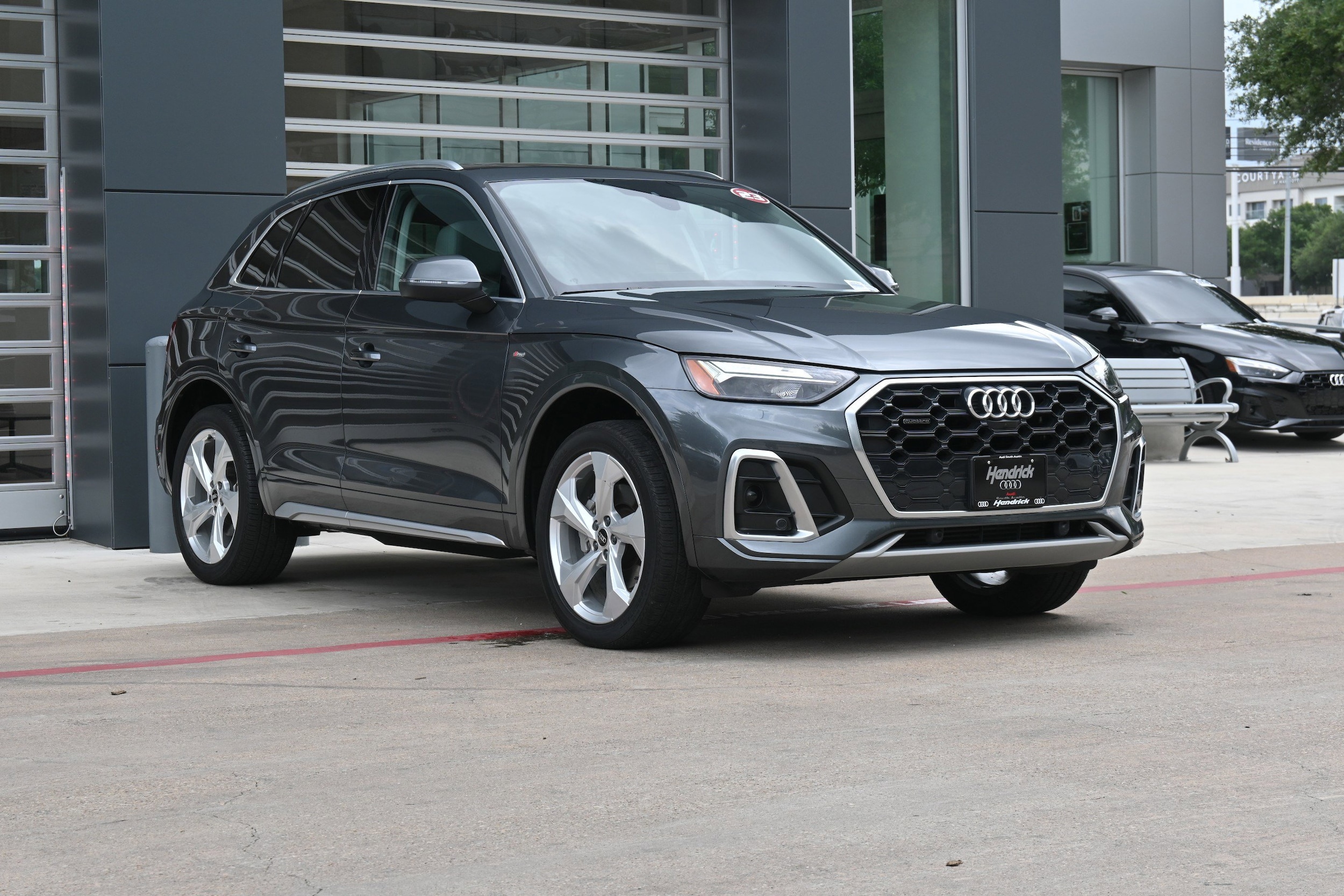 Used 2023 Audi Q5 Premium Plus with VIN WA1EABFY5P2183125 for sale in Austin, TX