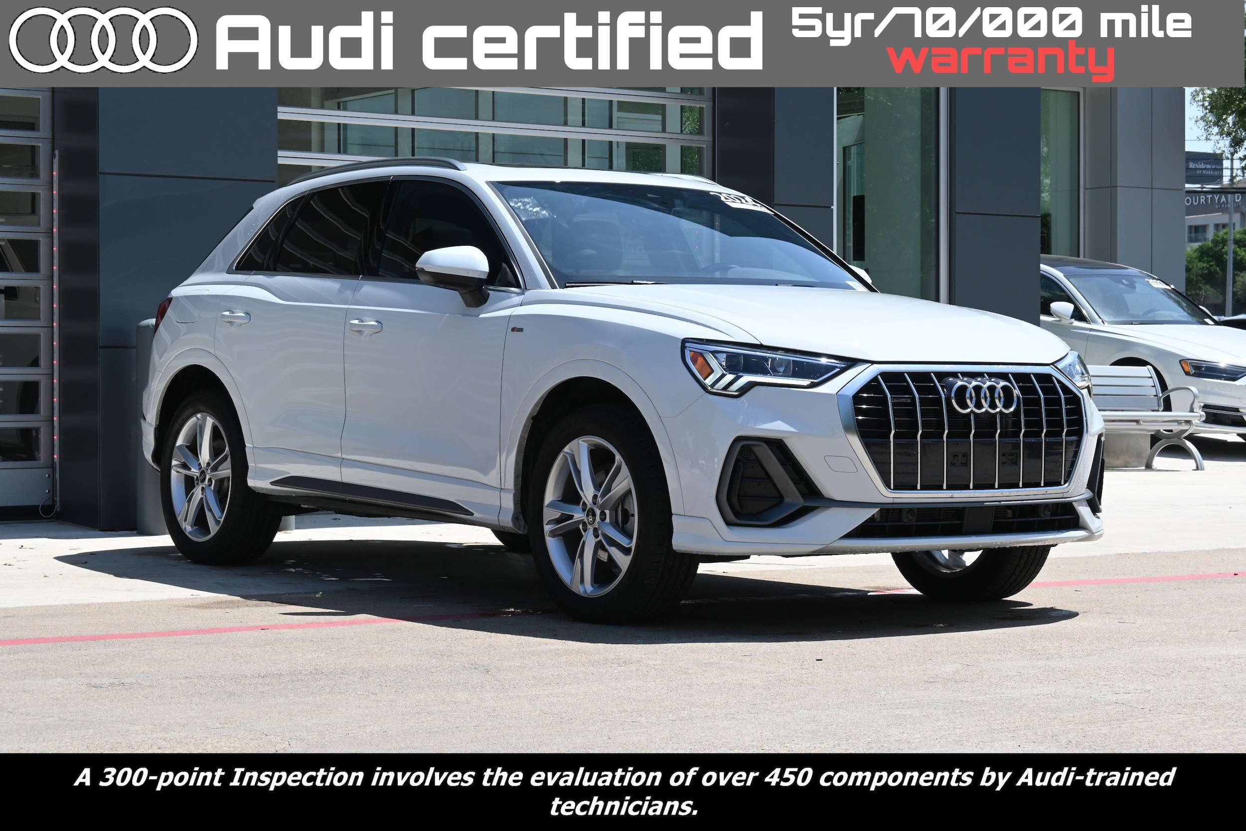 Certified 2024 Audi Q3 S Line Premium Plus with VIN WA1EECF3XR1183273 for sale in Austin, TX