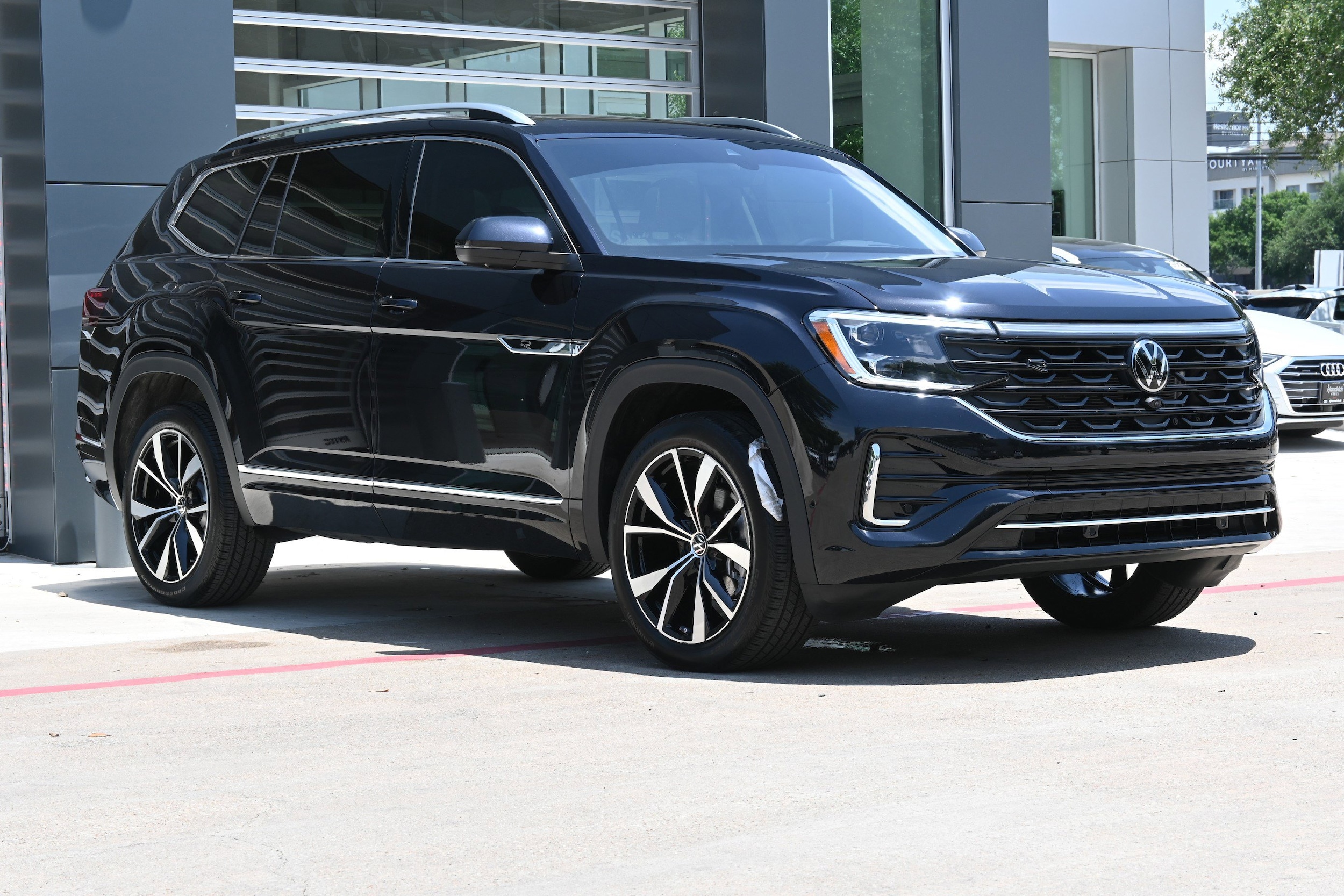 Used 2024 Volkswagen Atlas SEL Premium R-Line with VIN 1V2FR2CA2RC604630 for sale in Austin, TX
