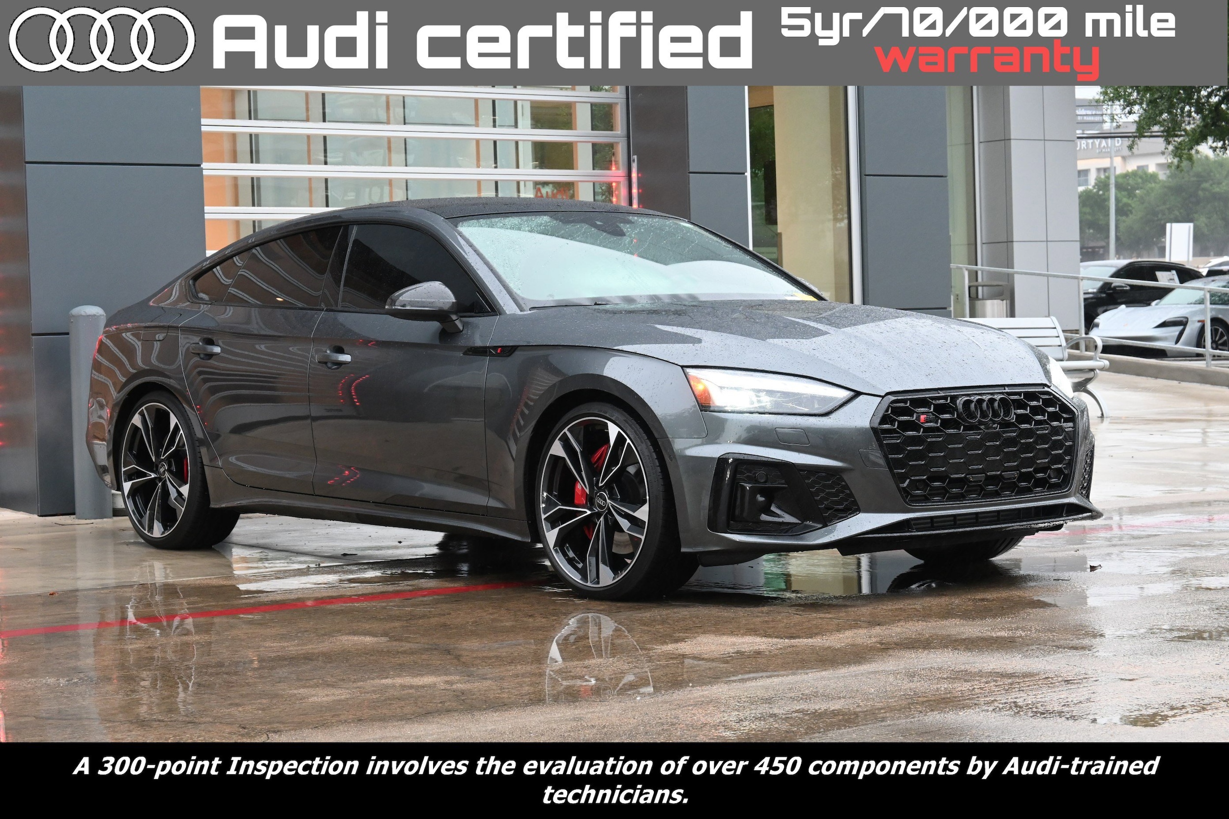 Certified 2024 Audi S5 Sportback Prestige with VIN WAUB4CF5XRA055190 for sale in Austin, TX