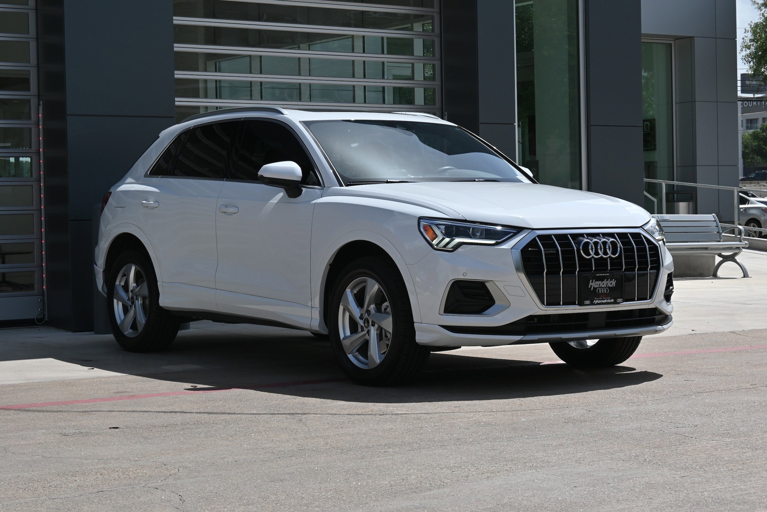 Certified 2021 Audi Q3 Premium Plus with VIN WA1BUCF3XM1138803 for sale in Austin, TX