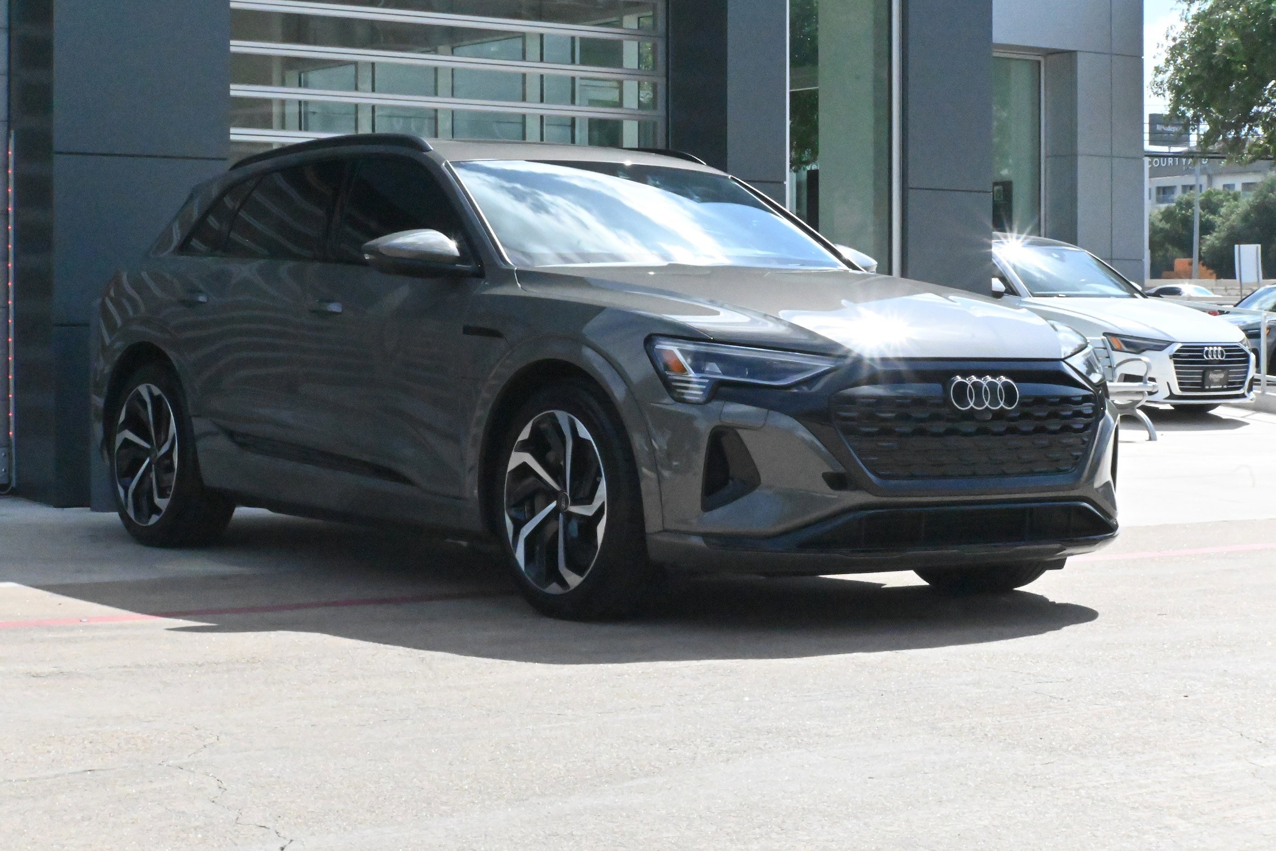 Certified 2024 Audi Q8 e-tron Prestige with VIN WA16ABGE5RB030000 for sale in Austin, TX