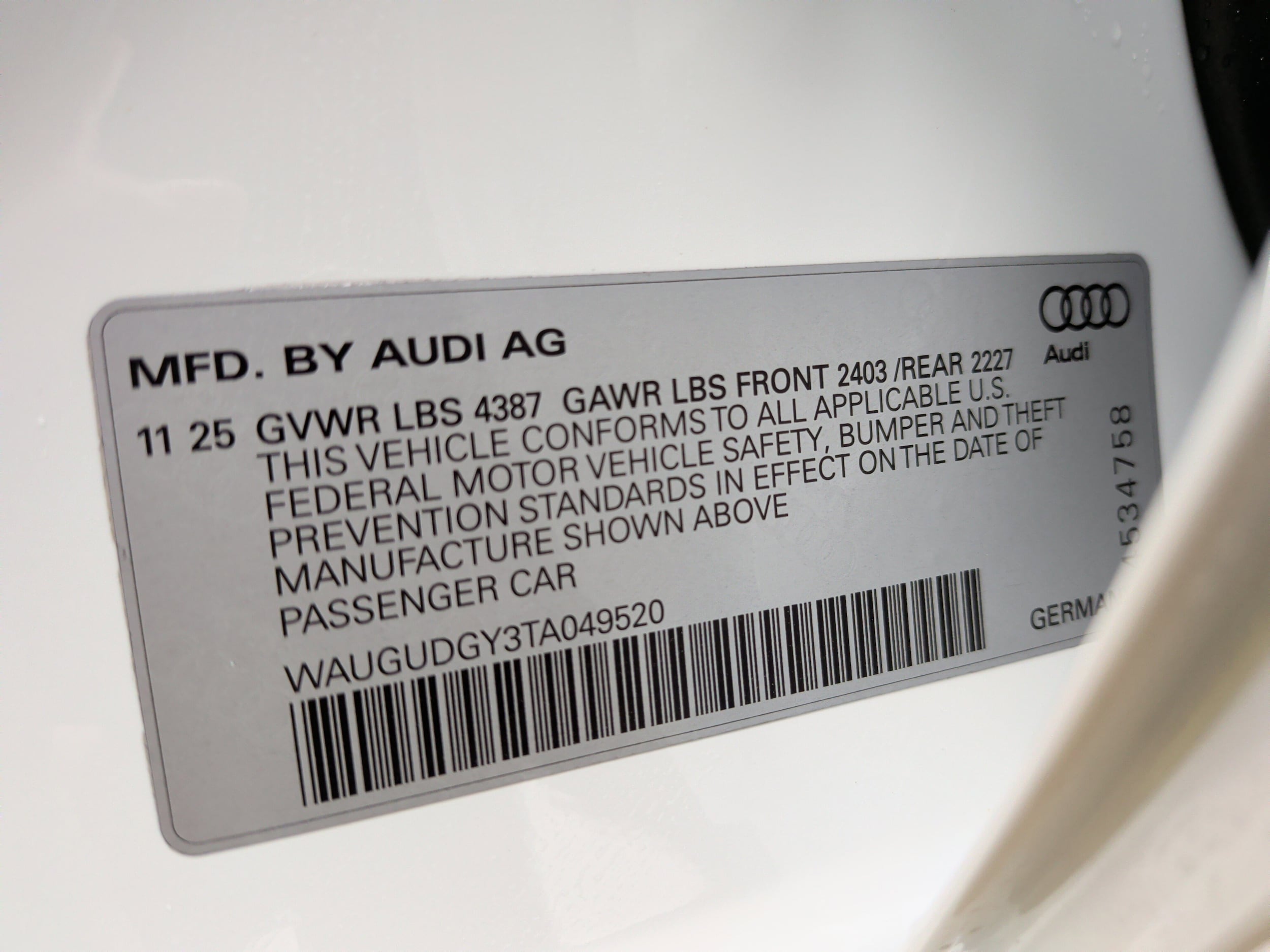 Used 2026 Audi A3 For Sale at Hendrick Automotive Group | VIN