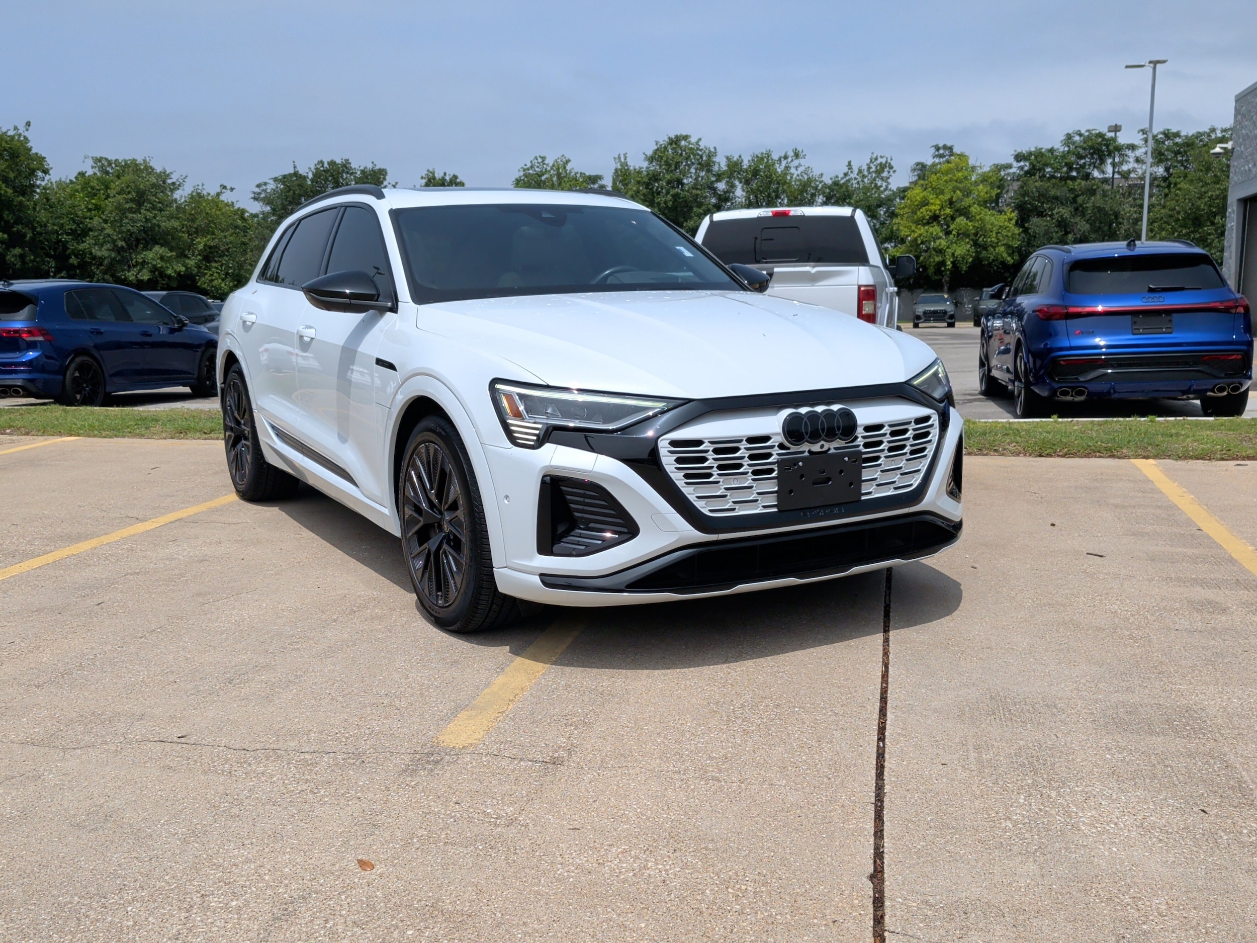 Certified 2024 Audi Q8 e-tron Prestige with VIN WA16ABGE3RB008867 for sale in Austin, TX