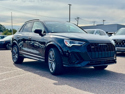 Featured pre-owned 2025 Audi Q3 45 S line Premium SUV for sale near Burlington Vermont