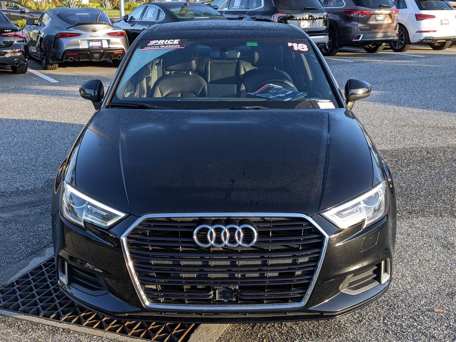 Used 2018 Audi A3 Sedan Premium with VIN WAUAUGFF3J1038683 for sale in Orlando, FL