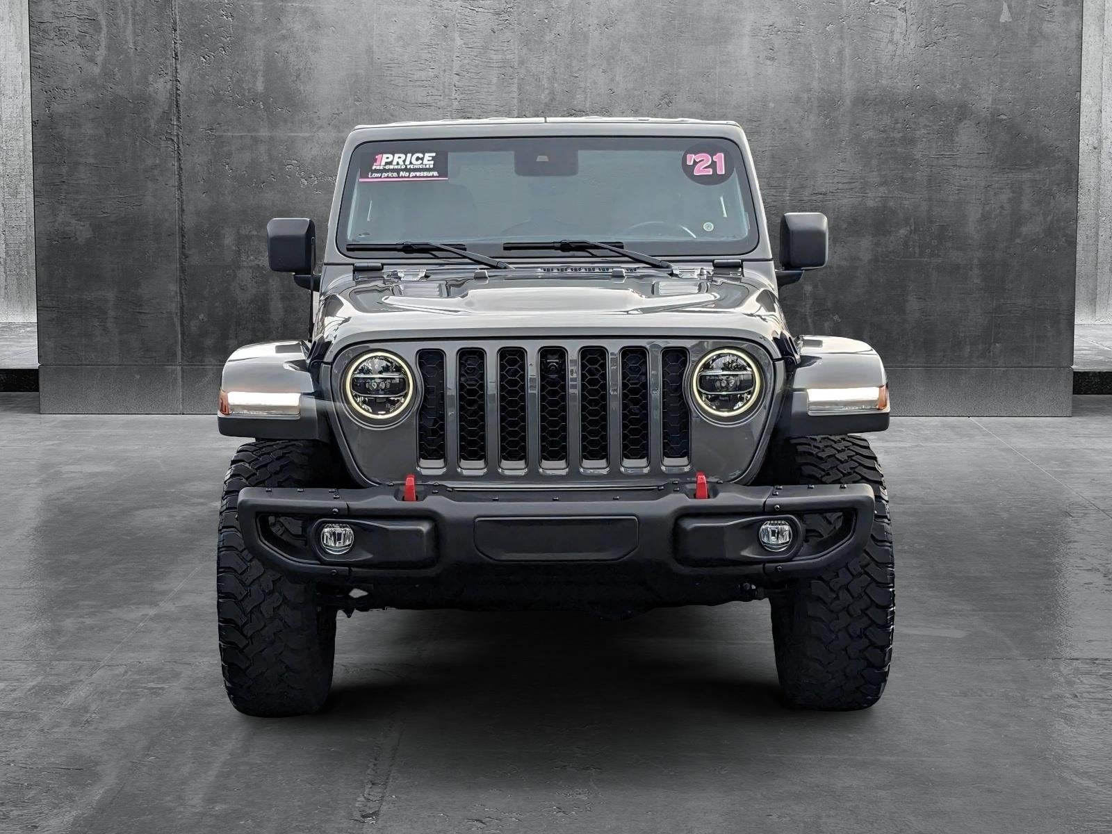 Used 2021 Jeep Wrangler Rubicon with VIN 1C4HJXCN9MW703986 for sale in Orlando, FL