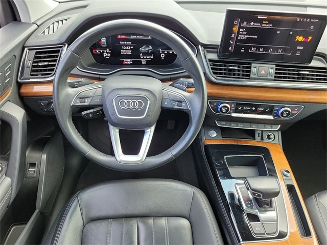 Used 2021 Audi Q5 Premium Plus with VIN WA1BAAFY4M2128562 for sale in State College, PA