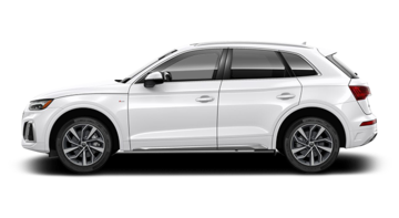 vue latérale du Audi Q5