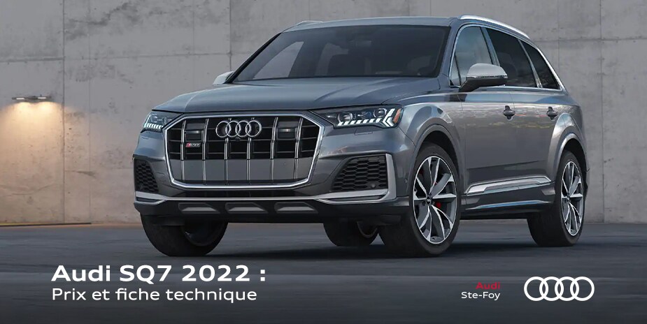 Audi SQ7 2022 : prix et fiche technique