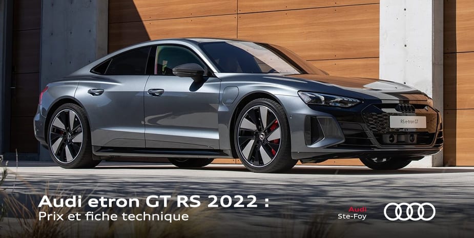 Info, image et prix de la e-tron GT RS 2022