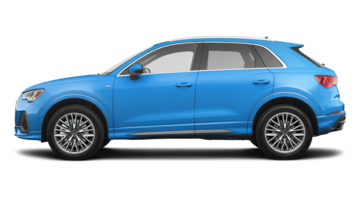 vue latérale du Audi Q3
