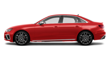 vue latérale du Audi S4