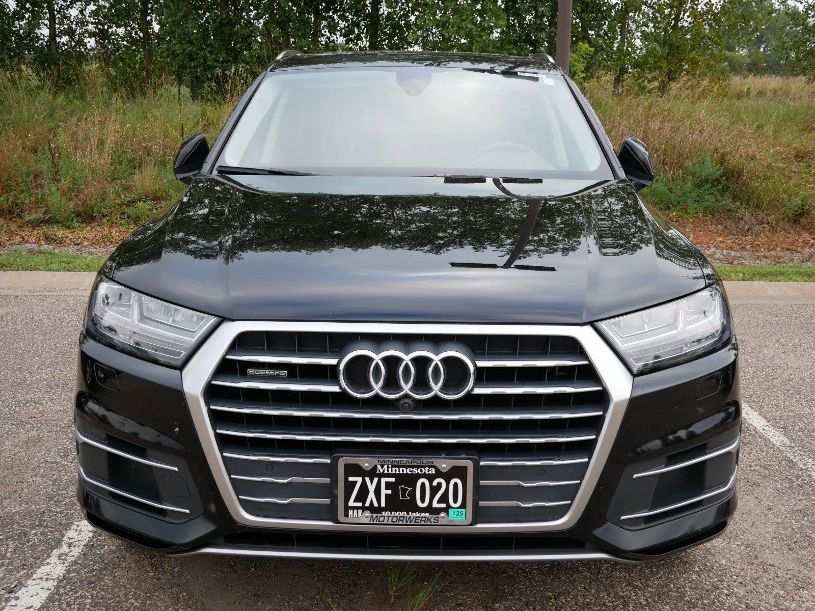 Used 2018 Audi Q7 Premium Plus with VIN WA1LHAF71JD031021 for sale in Maplewood, MN