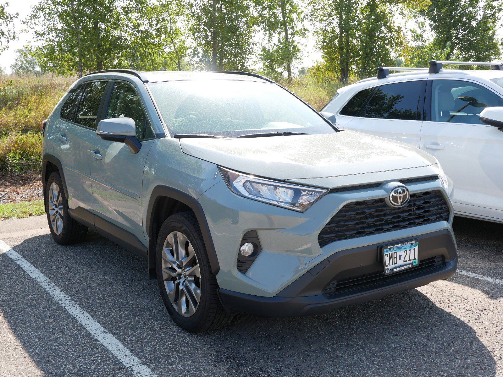 Used 2019 Toyota RAV4 XLE Premium with VIN JTMA1RFVXKJ008211 for sale in Saint Paul, MN