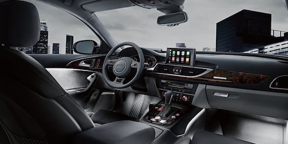 audi a6 black interior