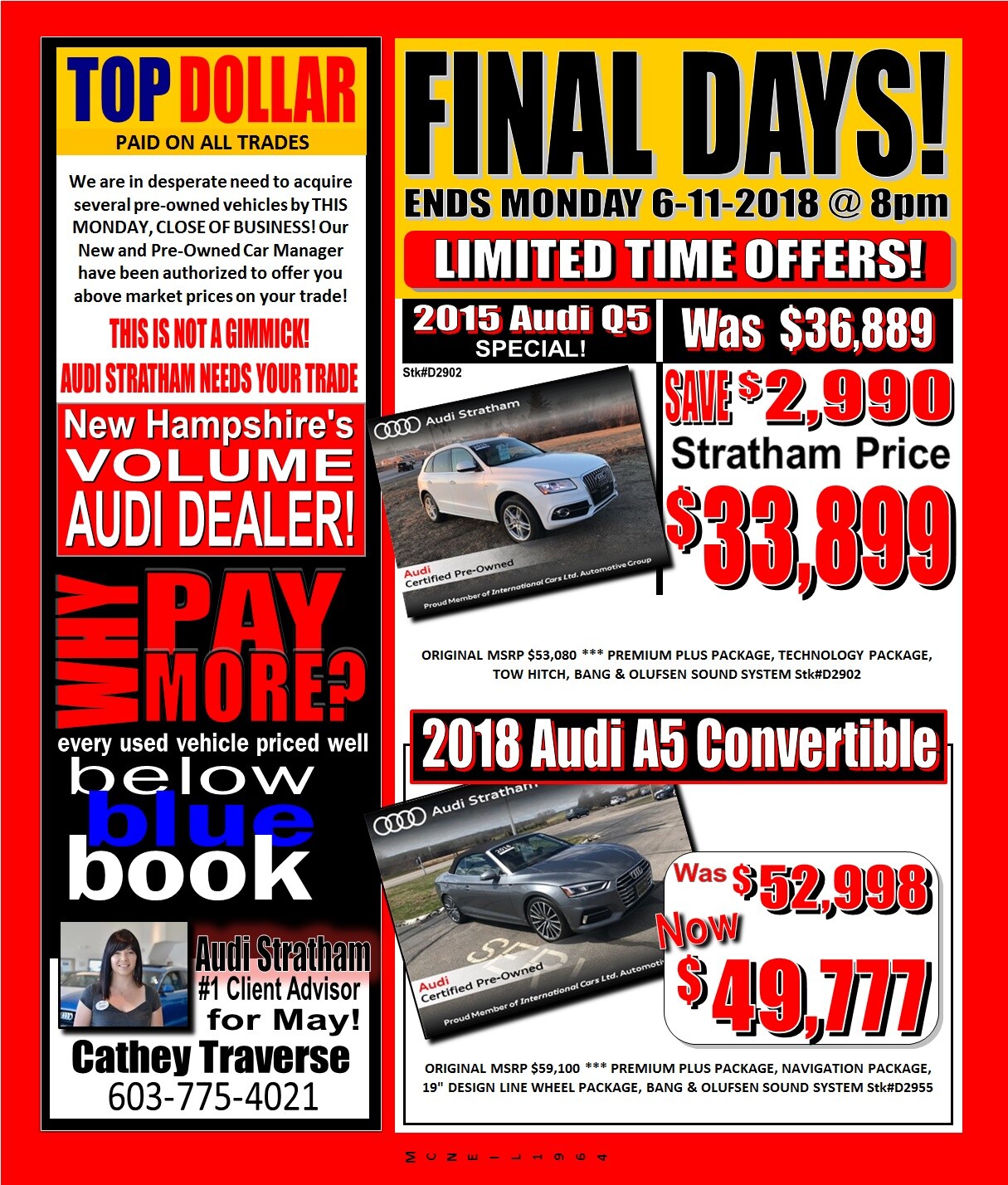 Used Car Event Audi Stratham