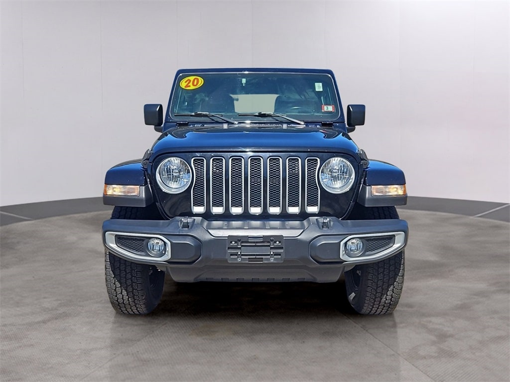 Used 2020 Jeep Wrangler Unlimited Sahara with VIN 1C4HJXEN8LW172937 for sale in Stratham, NH