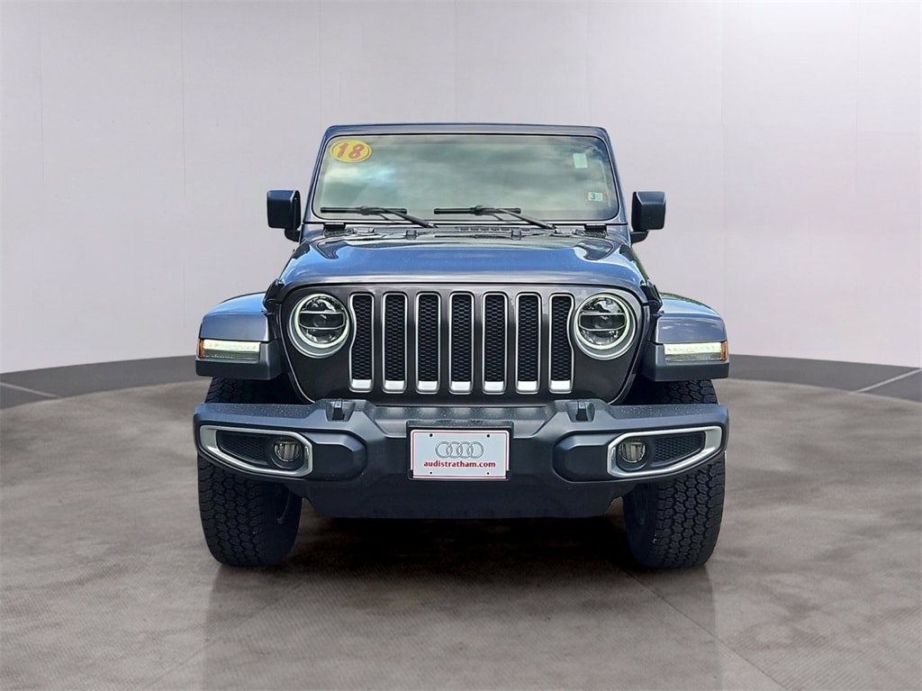 Used 2018 Jeep All-New Wrangler Unlimited Sahara with VIN 1C4HJXEG4JW232758 for sale in Stratham, NH