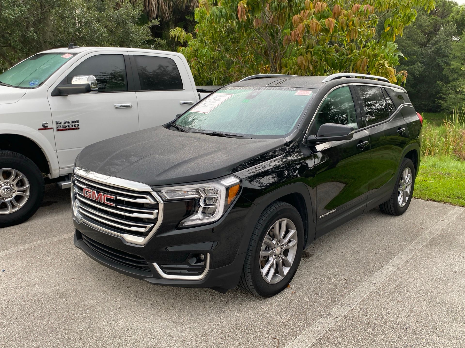 Used 2022 GMC Terrain SLT with VIN 3GKALPEV9NL164743 for sale in Stuart, FL