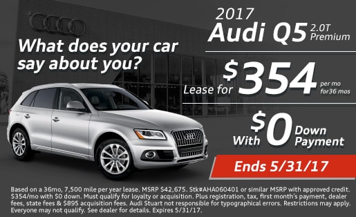 New 2017 Audi Q5 Lease Specials Stuart Fl