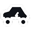 Electric vehicle icon