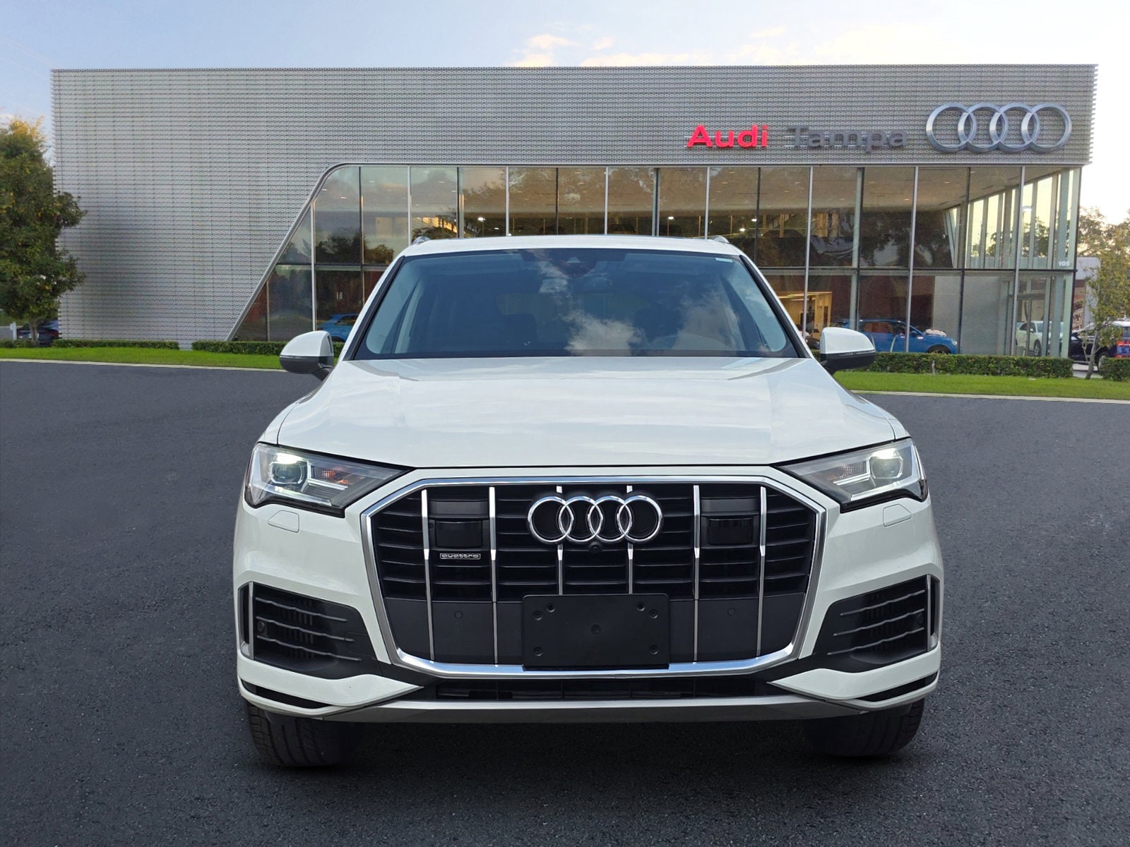 Certified 2023 Audi Q7 Premium Plus with VIN WA1LXBF73PD009605 for sale in Tampa, FL