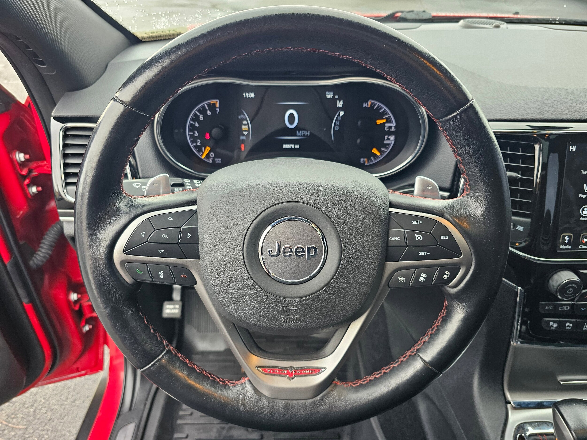 Used 2020 Redline 2 Coat Pearl Jeep Trailhawk image 17