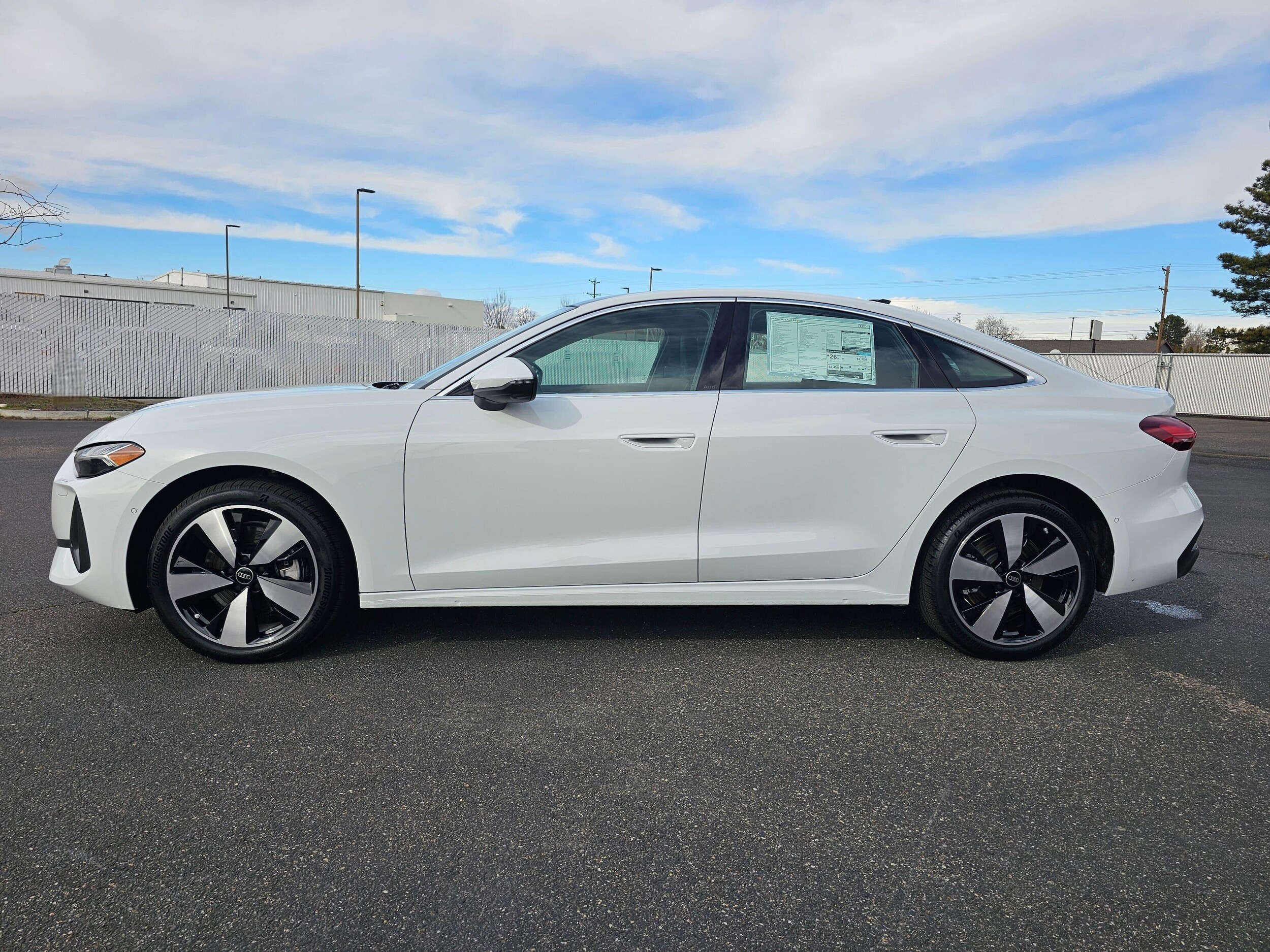 New 2025 Glacier White Audi 2.0T Premium Plus image 3