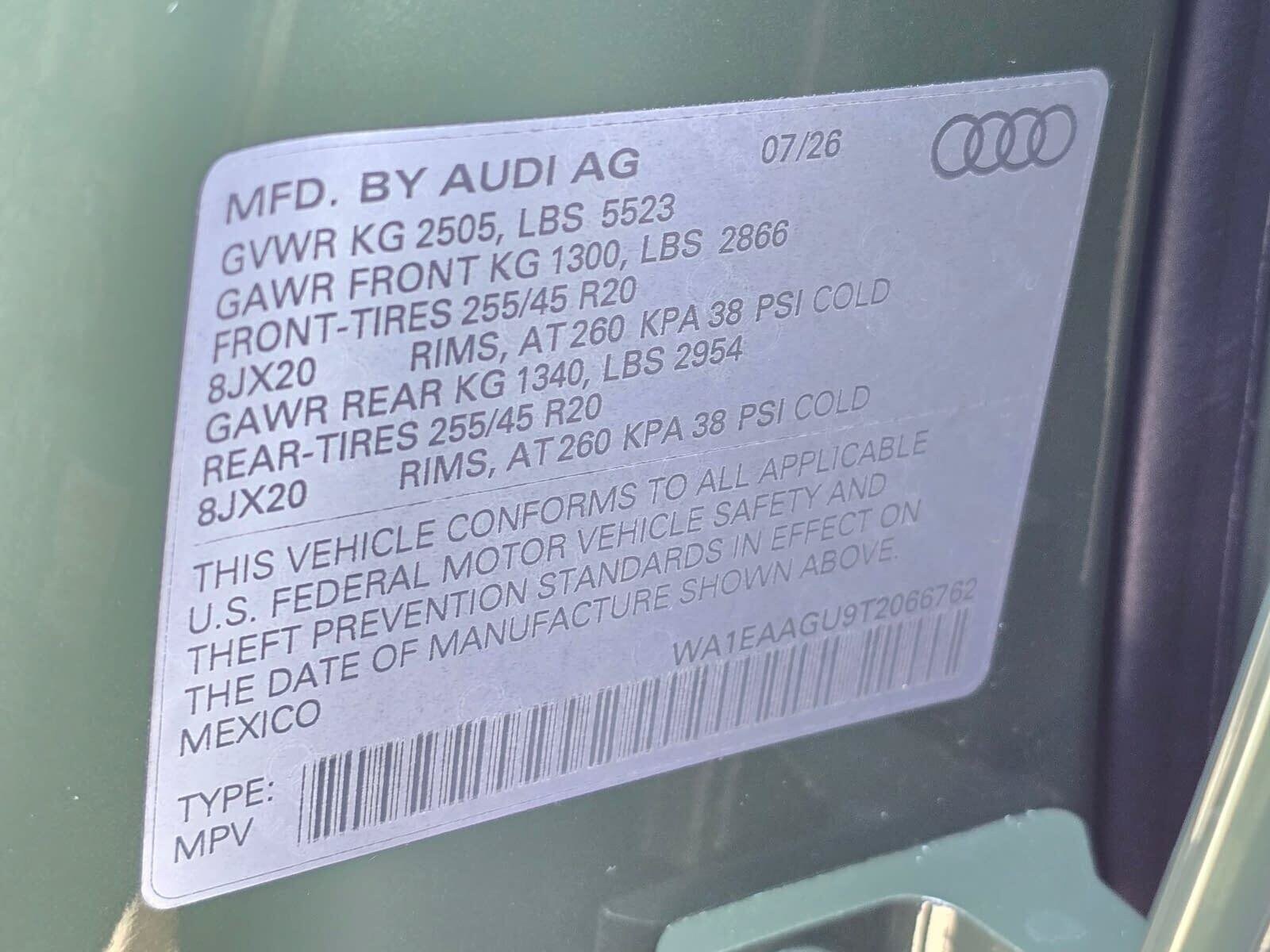 New 2026 District Green Audi 2.0T Premium Plus image 30