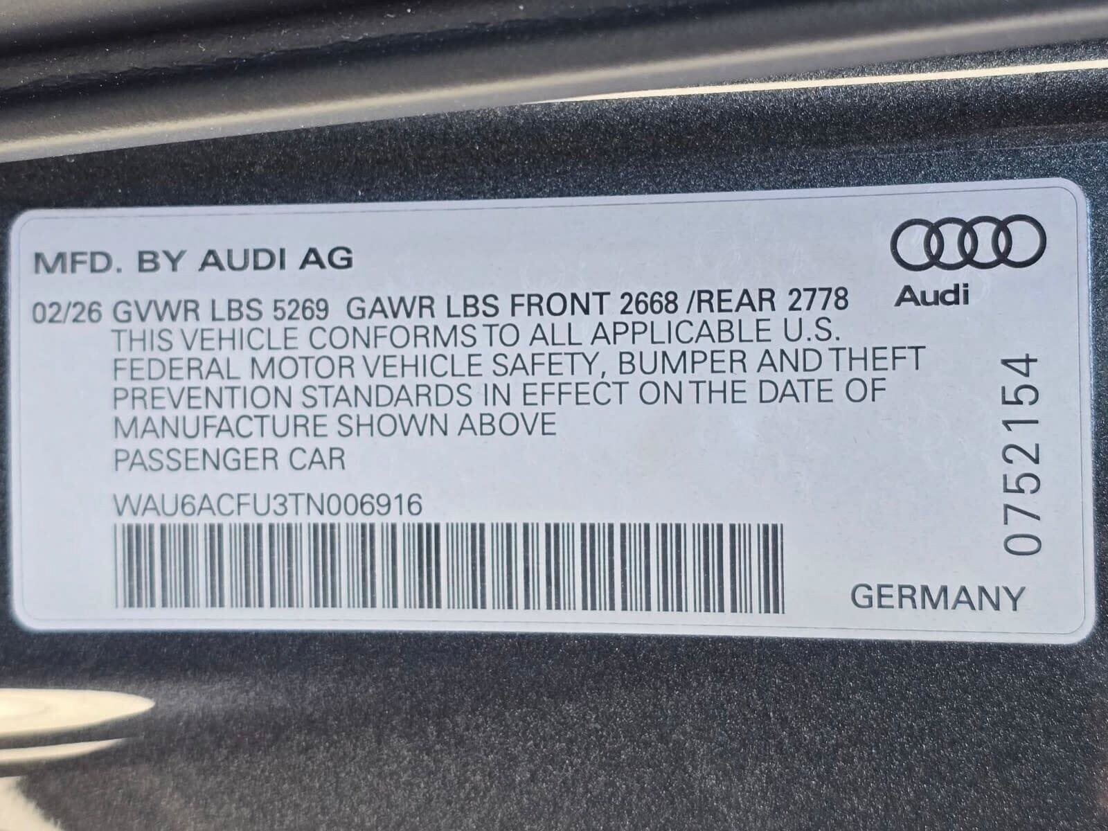 New 2026 Daytona Gray Pearl Audi 2.0T Prestige image 30