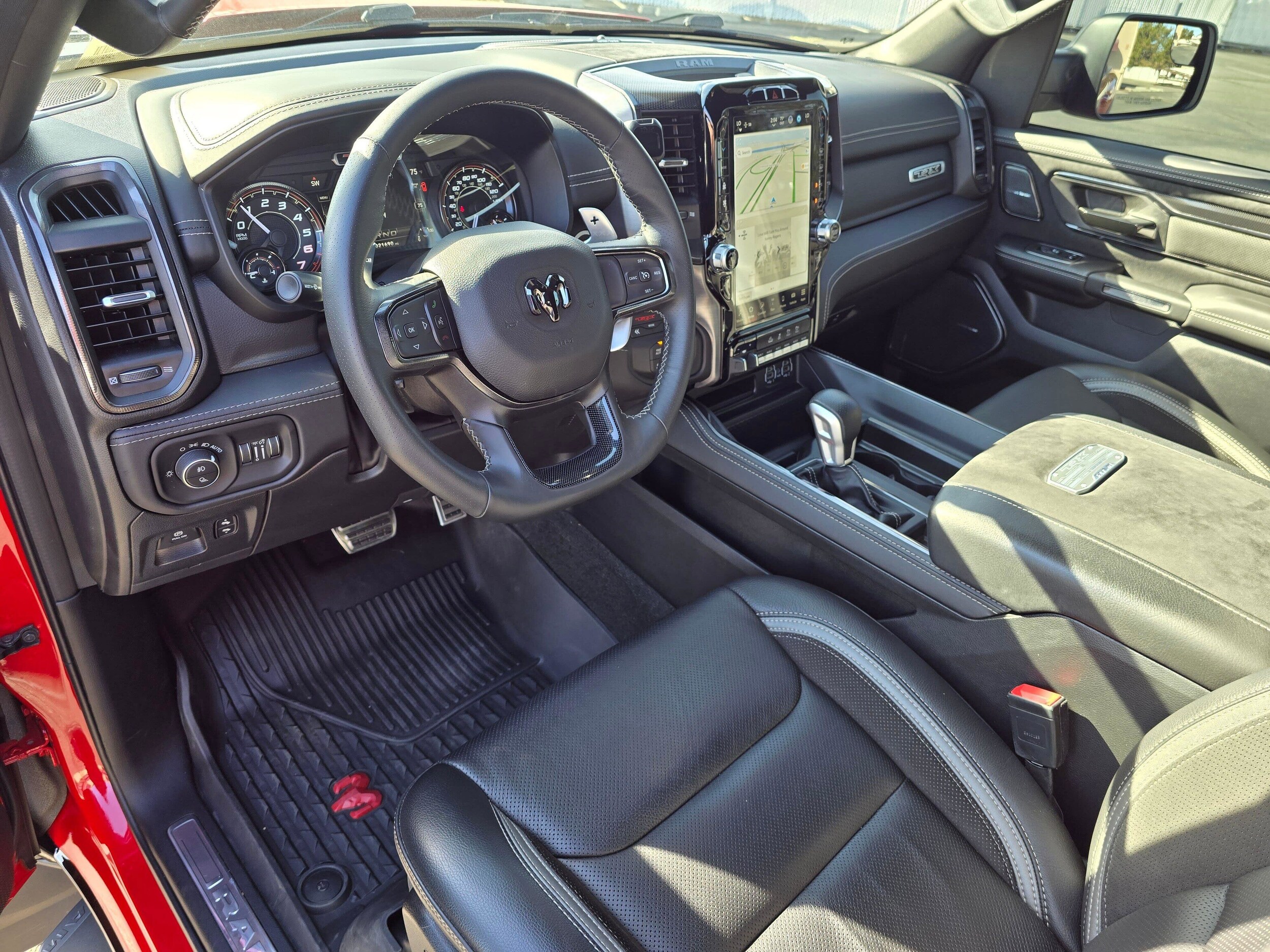 Used 2022 Flame Red Clearcoat Ram TRX image 2