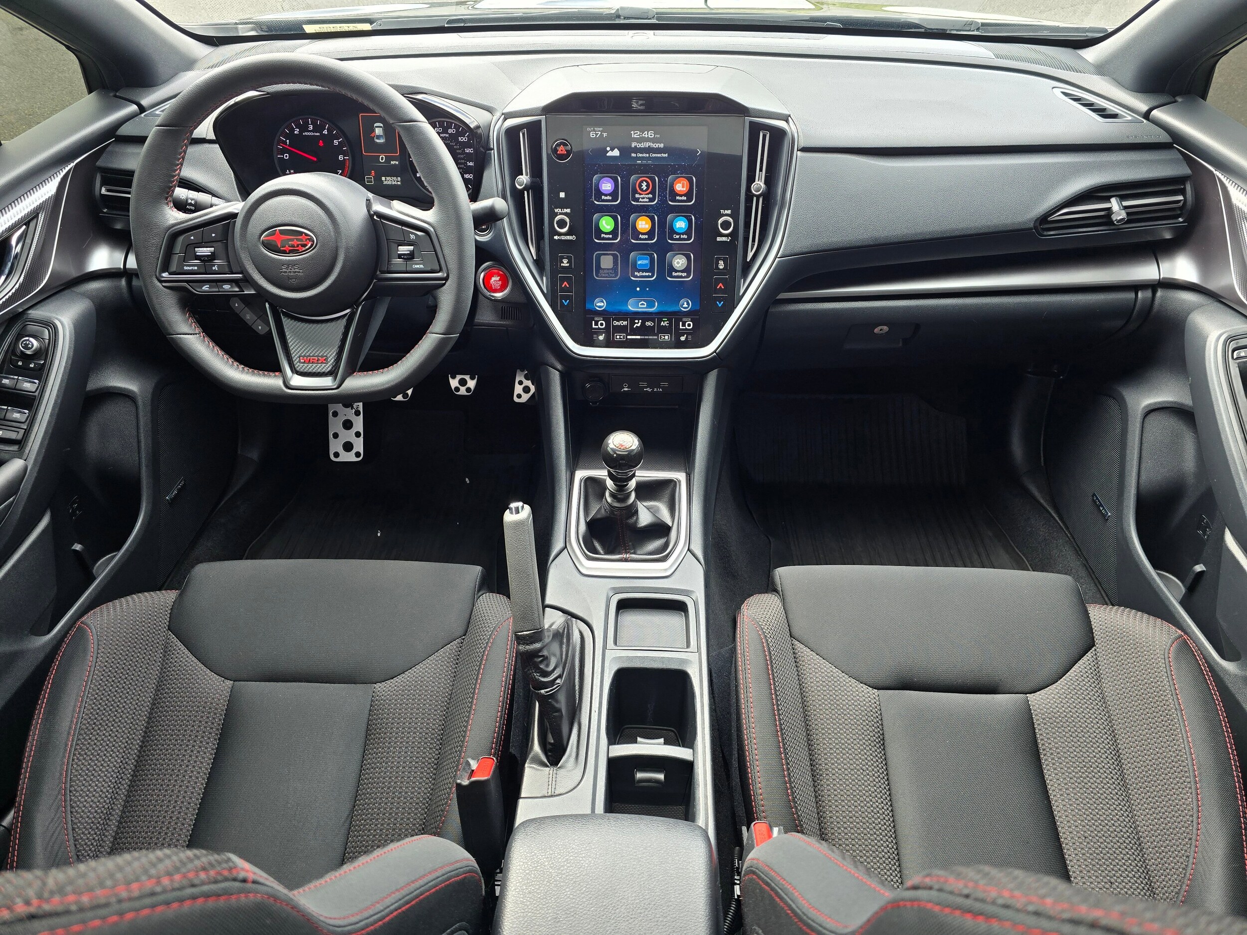 Used 2022 Crystal Black Silica Subaru Premium image 42